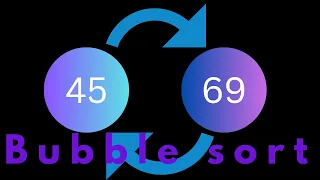 Bubble sort visualization using python tkinter