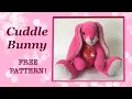 Cuddle Bunny Easter Bunny FREE PATTERN Full Tutorial with Lisa Pay