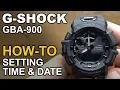 Gshock GBA 900 - Setting time and date tutorial