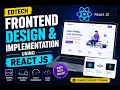 Build a Modern EdTech Website Using React JS Frontend Design Implementation Complete Project