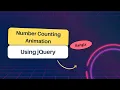 Number Counting Animation Using jQuery Plugin