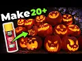 DIY Spray Foam Pumpkins Make 20 Ghoulish Gourds