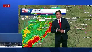 WATCH LIVE Tracking latest round of severe storms in Iowa