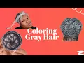 Brighten Your Gray Natural Hair with Gray Color Wax ORS Curls Unleashed Color Wax Mofajang Wax