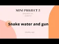 Javascript mini project snake water and gun game using js