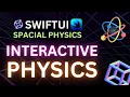SwiftUI Gravity Playground Interactive Physics Dragging Demo