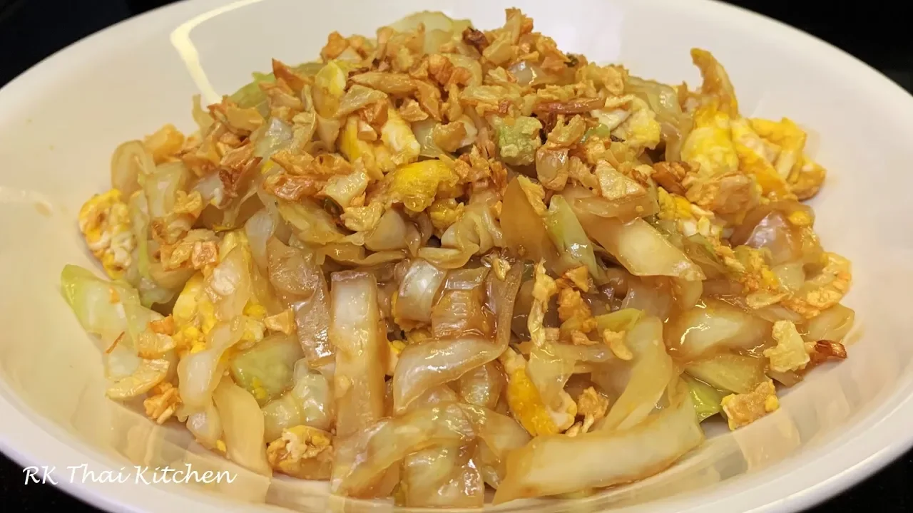  Stir fried Cabbage with Eggs