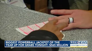Biggest Powerball jackpot of the year up for grabs