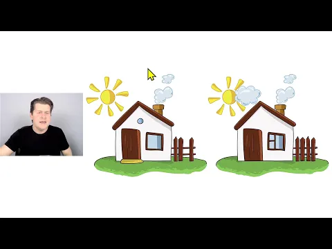 Find the Differences: Houses 🏠 Easy 英語 Activity | コンプリヘンシブル・インプット 初級 英語 レッスン