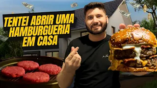ABRI UMA HAMBÚRGUERIA EM CASA, E FATUREI R$ 600 EM MENOS DE 4 HORAS!