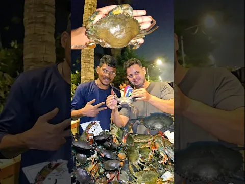 Catching Mud Crabs 🦀 for food in mumbai #seacrab #crab