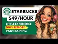 Starbucks Hiring Remote Jobs Little Experience Remote Work From Home Jobs 2026