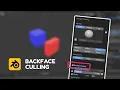 Use Backface Culling to Avoid Flipped Normals in Blender - Quick Tip