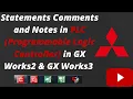 Creating Comments Statements and Notes - MELSEC Tutorial GX Works 2 GX Works 3