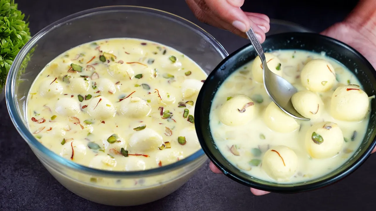              Angoori Rasmalai - Diwali Sweets Recipes