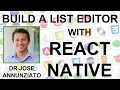 M4L4 4 Adding redux to React Native adding elements to a list