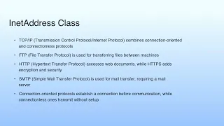 InetAddress Class Lecture 48 Networking with Java