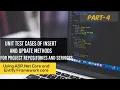 Unit Test Cases for Insert and Update Methods xUnit ASP Net Core EF Core Part-4
