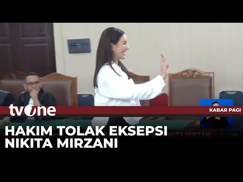Eksepsi Nikita Mirzani Ditolak Majelis Hakim