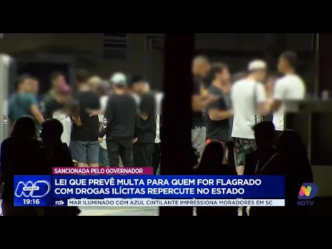 Nova lei em SC multa portadores de drogas em público: repercussões e controvérsias