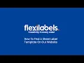 How To Find Sheet Label Templates On Our Website Flexi Labels