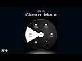 Unique Circular Menu for Navigation Pure CSS
