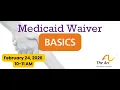 Medicaid Waiver Basics in Virginia