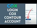 Cox Login - How to Sign in to Cox Contour Account EASY