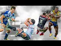 Download Lagu SPINE SHATTERING Bump Offs \u0026 Fends | Rugby Is A BRUTAL Sport | Big Hits