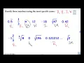 Math 8 A06 Classifying Numbers 2020