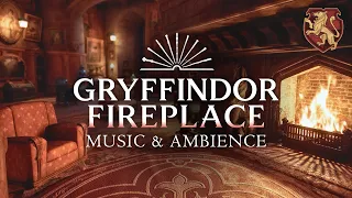 Harry Potter | 🔥 Cozy Gryffindor Fireplace with Film Music & Peaceful Ambience to Study, Relax, Read