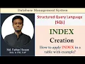 Lec 60 Index CREATE Command DDL Statement SQL DBMS Bangla Tutorial