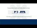 Transportation Systems and Safety Subcommittee TSSS Meeting - November 13 2025 9 00 a m