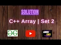 C Array print an element Set 2 GFG SOLUTION 100 Test Cases Passed gorakhcodes
