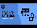 Clasero Teacher Settings - Manage Roles Permissions and Access