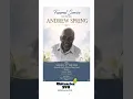 Andrew Spring Funeral Announcement