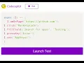 Writing test in CodeceptUI with TestCafe