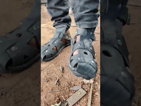 sandals made from old used tires