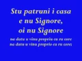 Lagu Strina Cosentina - L'originale con testo