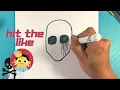 EASY How to Draw CREEPY PASTA