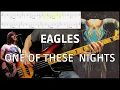 Lagu Eagles - One Of These Nights (Bass Cover w/Tab \u0026 Backing Track)