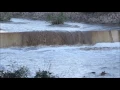 Calleguas Creek Flowing Rapidly After the Rains in Camarillo on January 23 2017