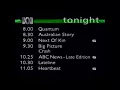ABC TV - Thursday Evening Programme Schedule 1998