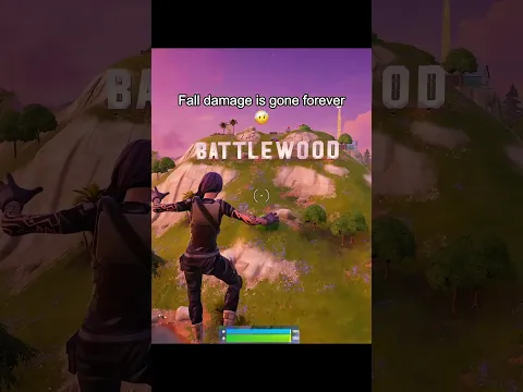 Fall damage has been removed out of Fortnite!☁️🪂 #fortnite #gaming #gamingshorts #gamingvideos