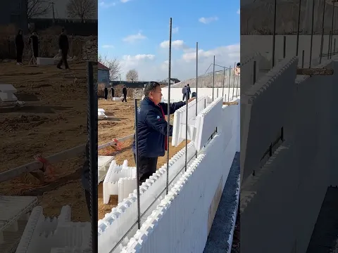 These Foam Blocks Build Strong Houses!