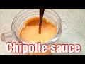 How I made easy Chipotle sauce in less than 5 minutes using 4 ingredients Make it simple