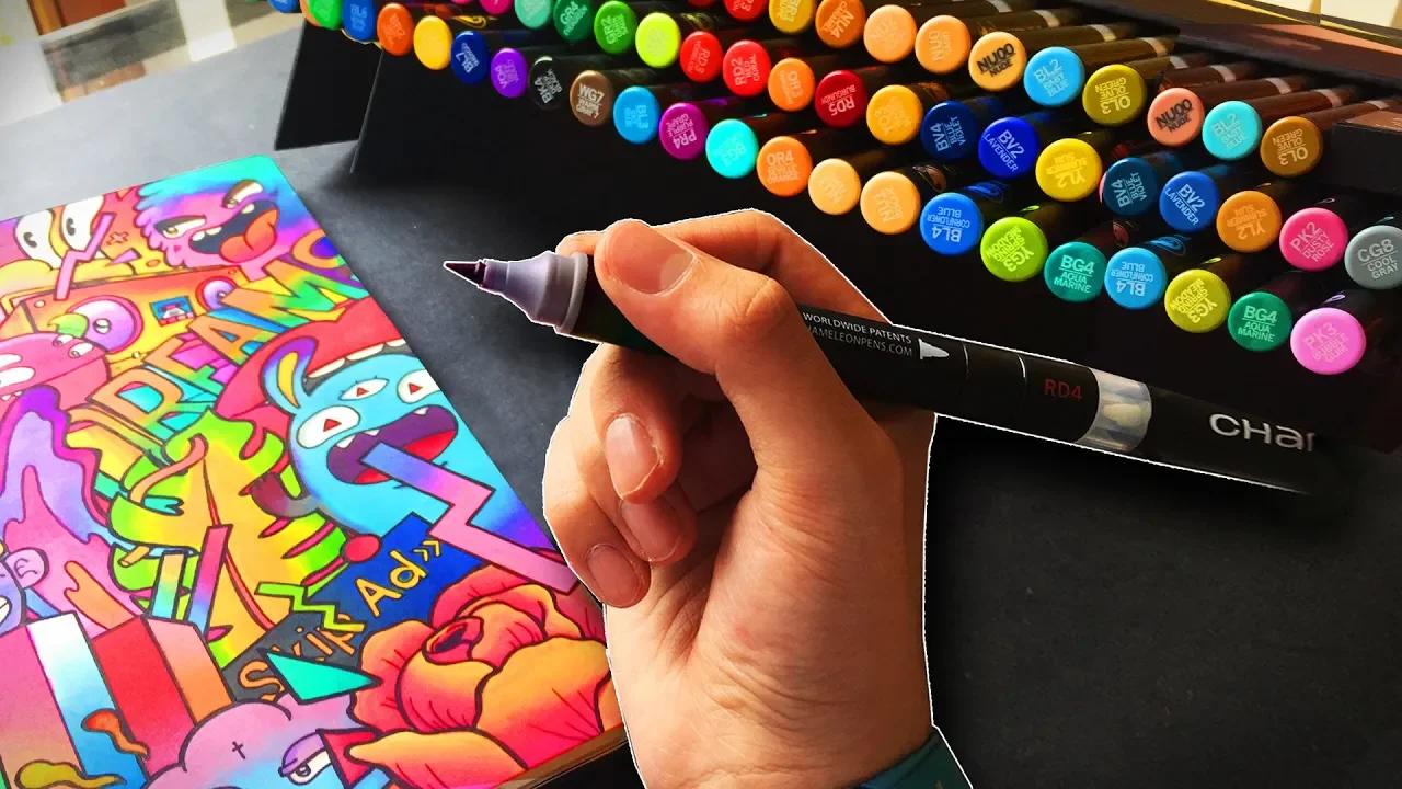 Are These Markers Better Than Copics ?  👏👏 [MARKER REVIEW #3]