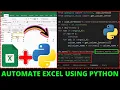How to Automate Excel Using Python Python Excel Tutorial with openpyxl Python Tutorial Hindi