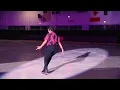 Mauro Bruni performs to Gabríel Ólafs "Filma" at Sandy Kawaguchi's Memorial Ice Show, 2023