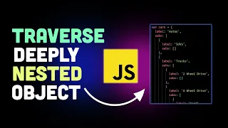 How to EASILY traverse through a deeply nested object JavaScript Interview Question